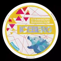 Iceberg Strawberry Banana Gum Medium 20mg