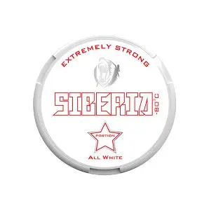 SIBERIA All White Nicotine Pouches in Dubai Abu Dhabi and UAE