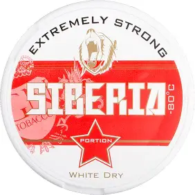 SIBERIA White Dry Nicotine Pouches in Dubai Abu Dhabi and UAE