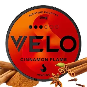 Velo Cinnamon Flame Nicotine Pouches in Dubai Abu Dhabi and UAE