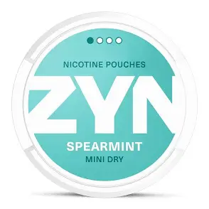 Zyn Spearmint Mini Dry 3mg Nicotine Pouches in Dubai Abu Dhabi and UAE